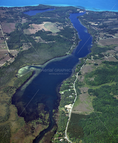 Clam Lake in Antrim County, Michigan
